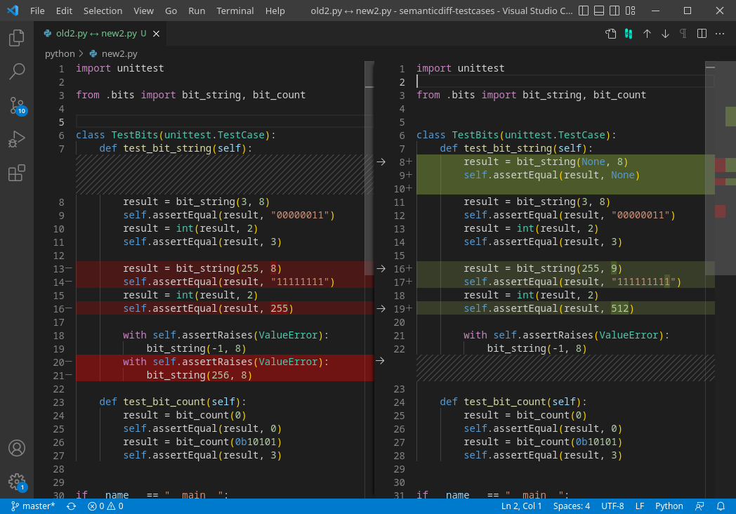 Diff Viewer in VS Code