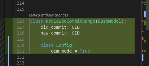 SemanticDiff - Far move